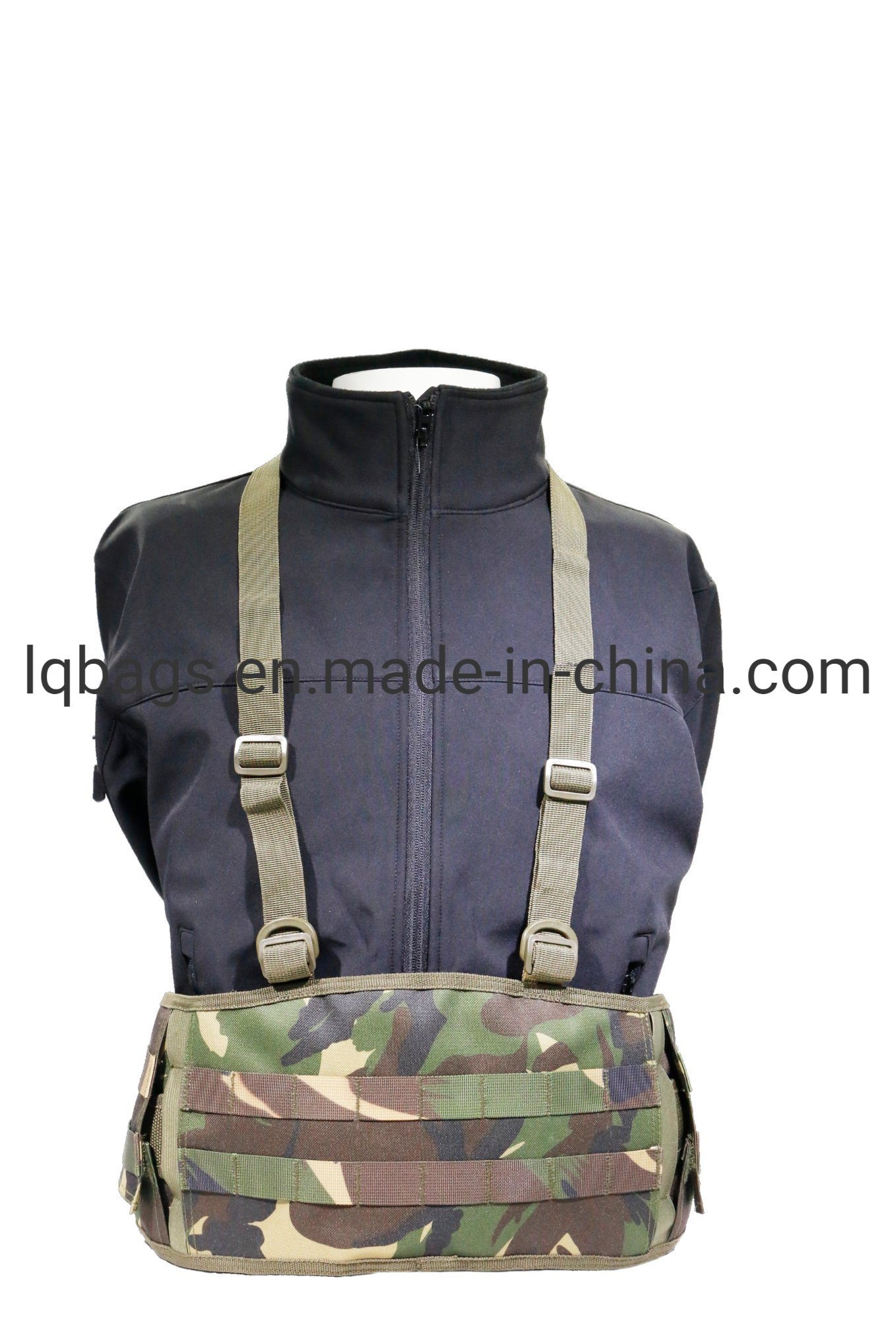 Tactical Molle H Harness Suspender Battle Belt Chest Rig