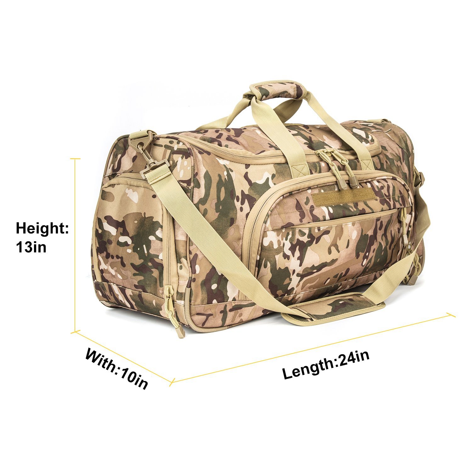 Large Capacity Bag Compartments High Quality Water Resistant Newest Stylish Custom Logo Bag