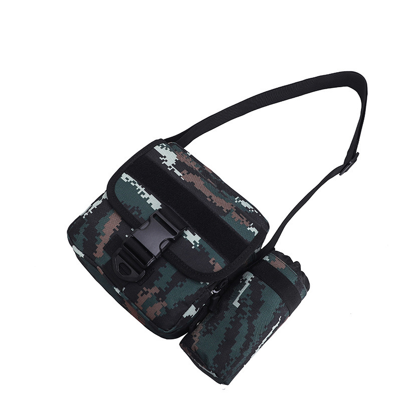 Detachable USB Crossbody Bag Men′s Camo Large Capacity Shoulder Bag