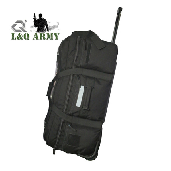 Rolling Duffle Trolley Bag Travel Suitcase
