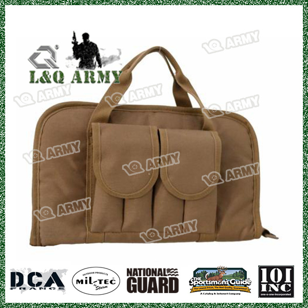 Hot Double Pistol Range Bag with Mag Pouches