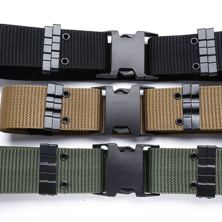 Tactical S Outer Belt High Quality Mountaineering Woven Canvas Belt