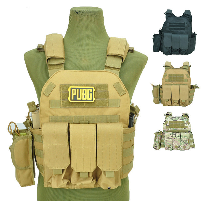 Tactical Security Vest Military Plate Carrier Multicam Infrared Reflection Tactical Vest