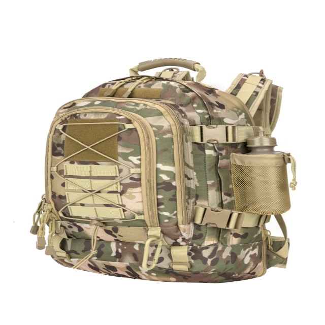 Men Large Capacity Military Tactical Hiking Expandable Backpack