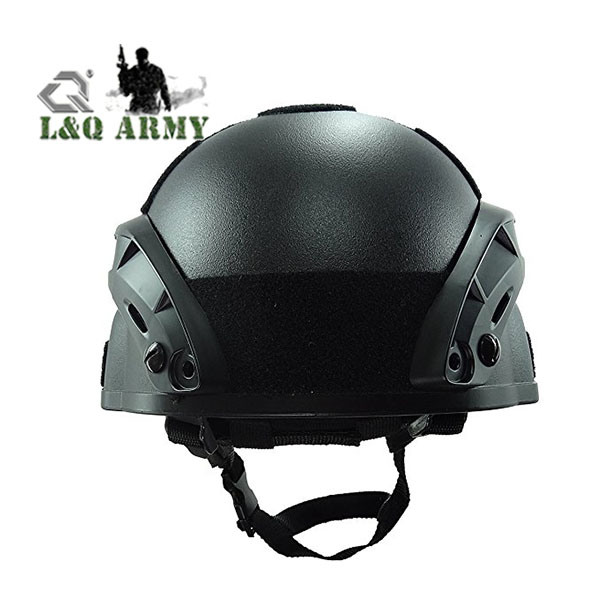 Military Tactical Helmet with Side Rail