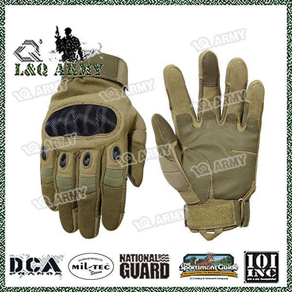 Men′ S Tactical Military Hard Soft Knuckle Army Combat Full Finger Gloves