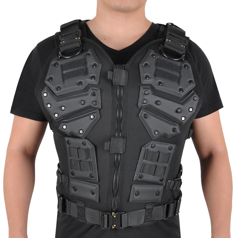 Military Men Tactical Vest Tactical Vest with Pockets Light Blue