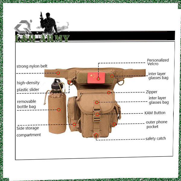 Outdoor Military Tactical Waist Pack Thigh Drop Leg Bag Backpack Utility Cycling