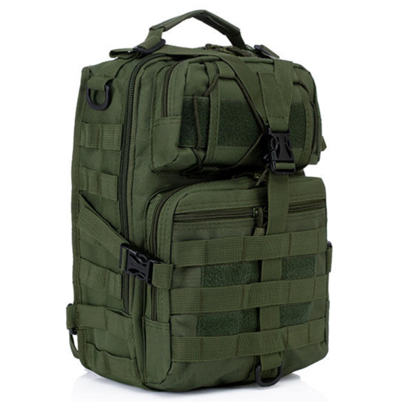 Men Oxford Tactical Chest Pack Molle Slingle Shoulder Backpack Sling Bag