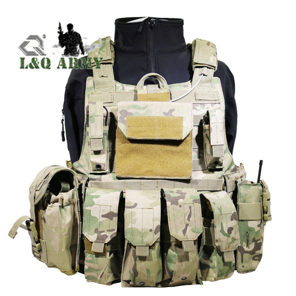 Tactical Plate Carrier Armor Vest with Pouches