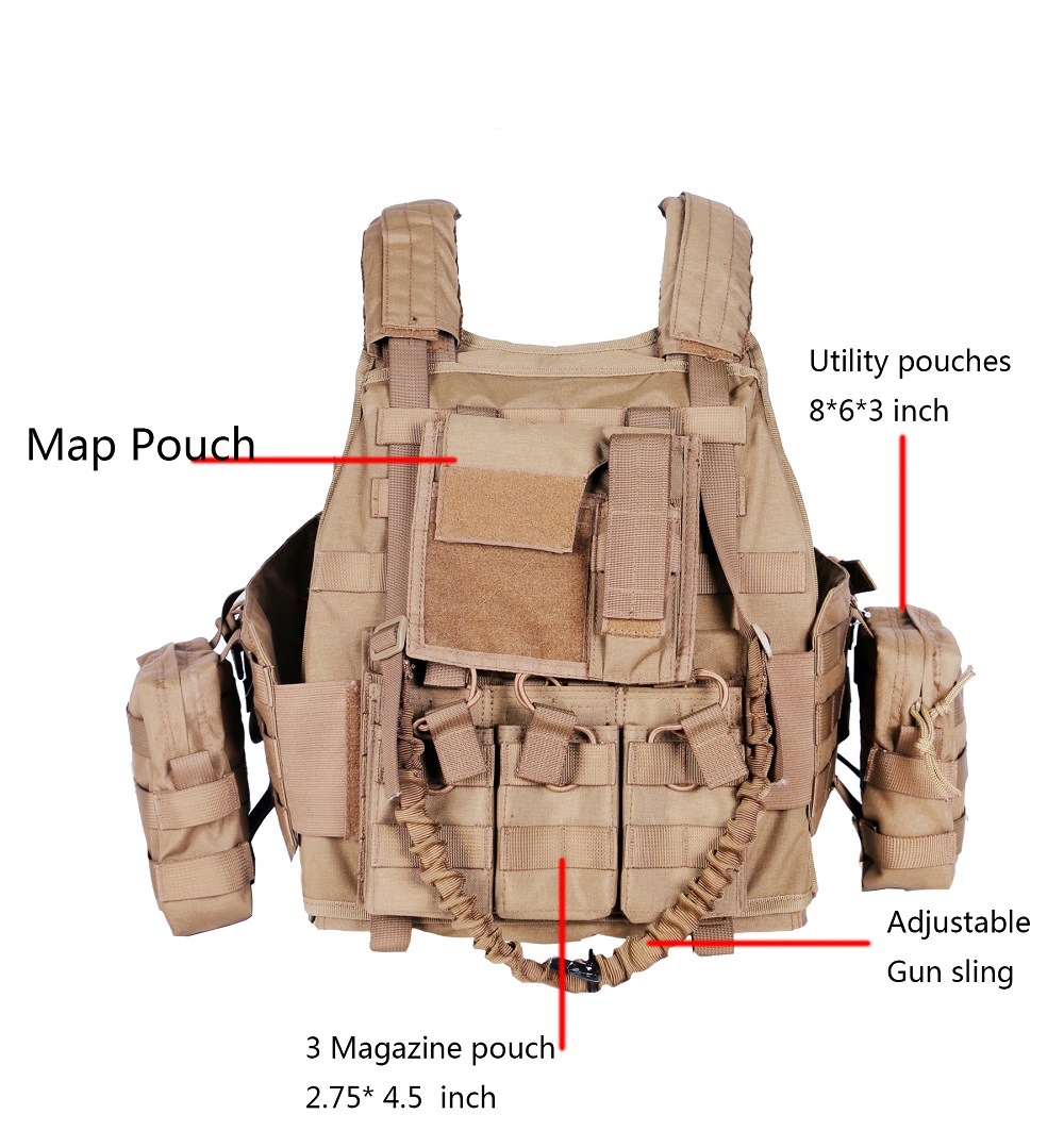 Tactical Vest Carrier Military Bullet Proof Vest