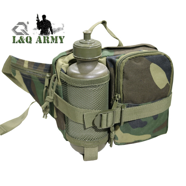 Military Water Bottle Waist Bag Fanny Pack Belt Bag