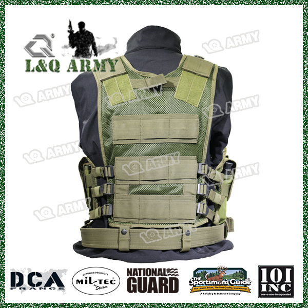 Molle Military Police Vest with Gun Holster