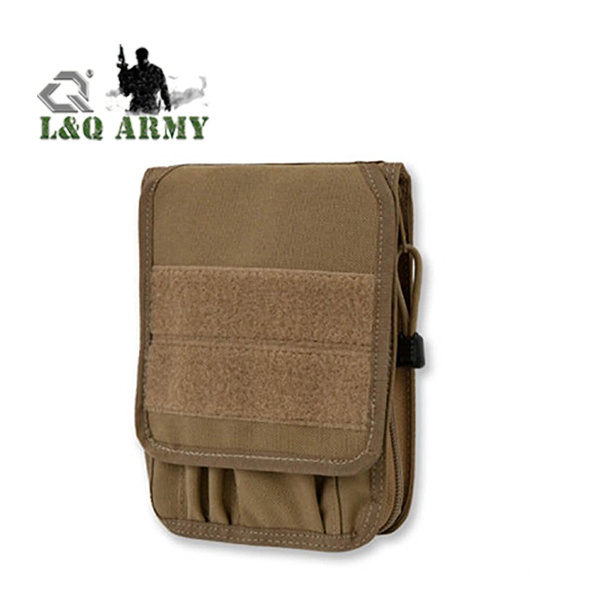 Tactical Notebook Cover Zippered, Case Comes with Checklist Organizer