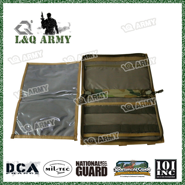 Tactical Molle Map Pouch with Zipper