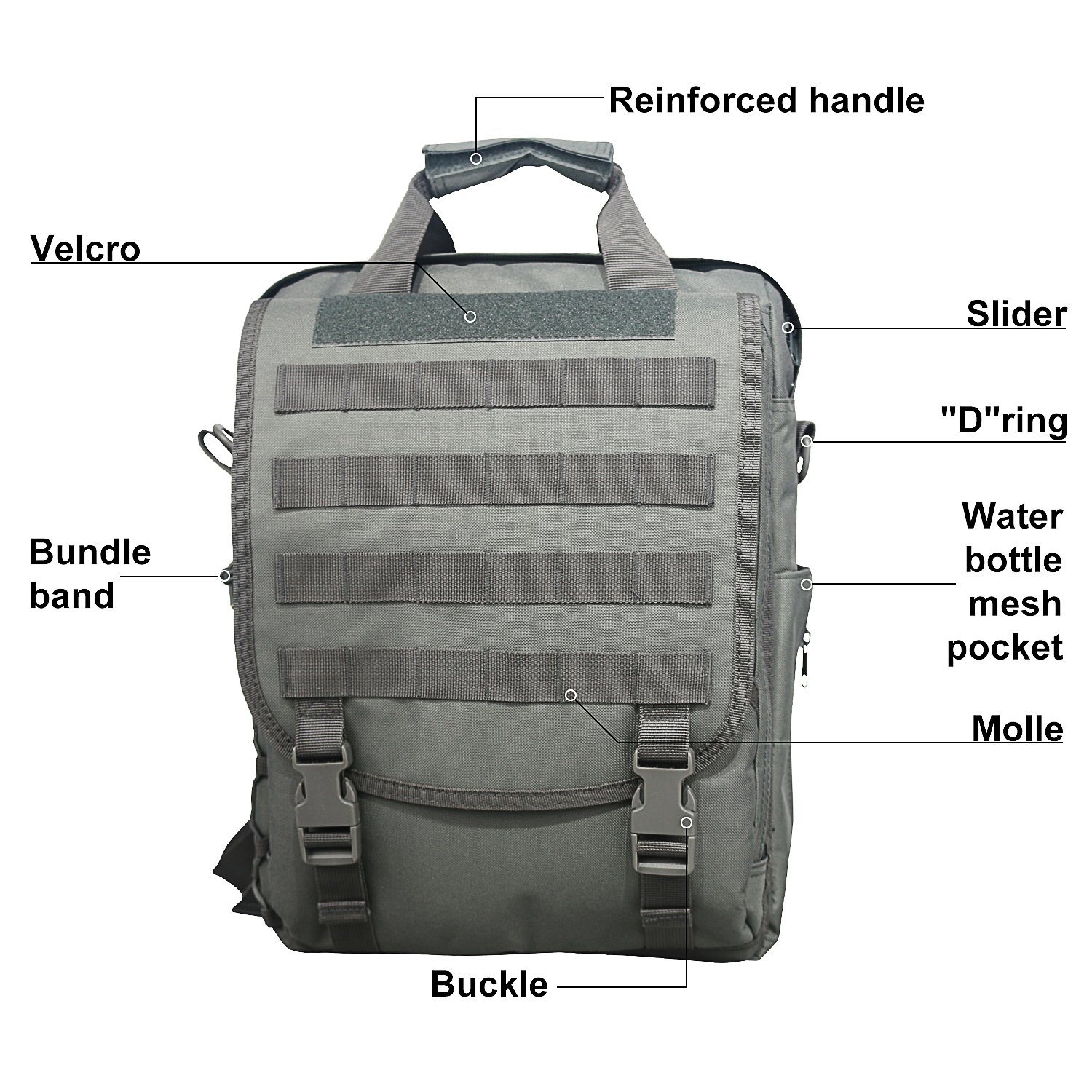 Multi-Function Military Laptop Backpack High Quality Waterproof
