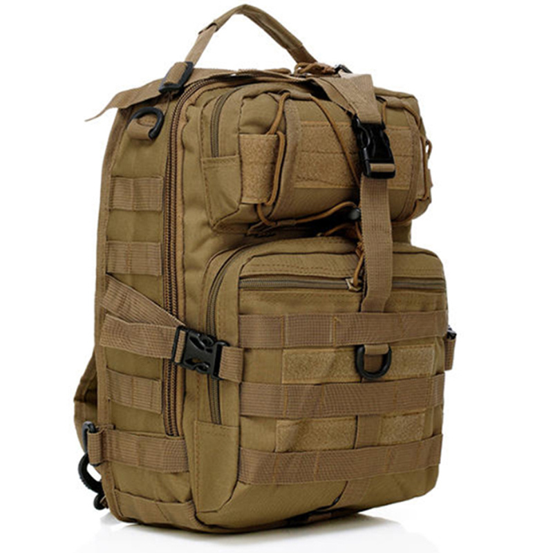 Men Oxford Tactical Chest Pack Molle Slingle Shoulder Backpack Sling Bag
