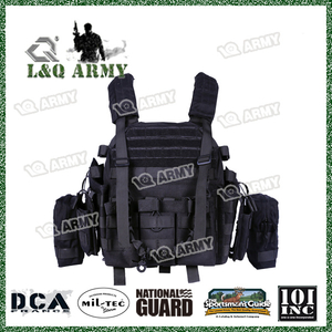 Modular Tactical Plate Carrier Body Armor Vest