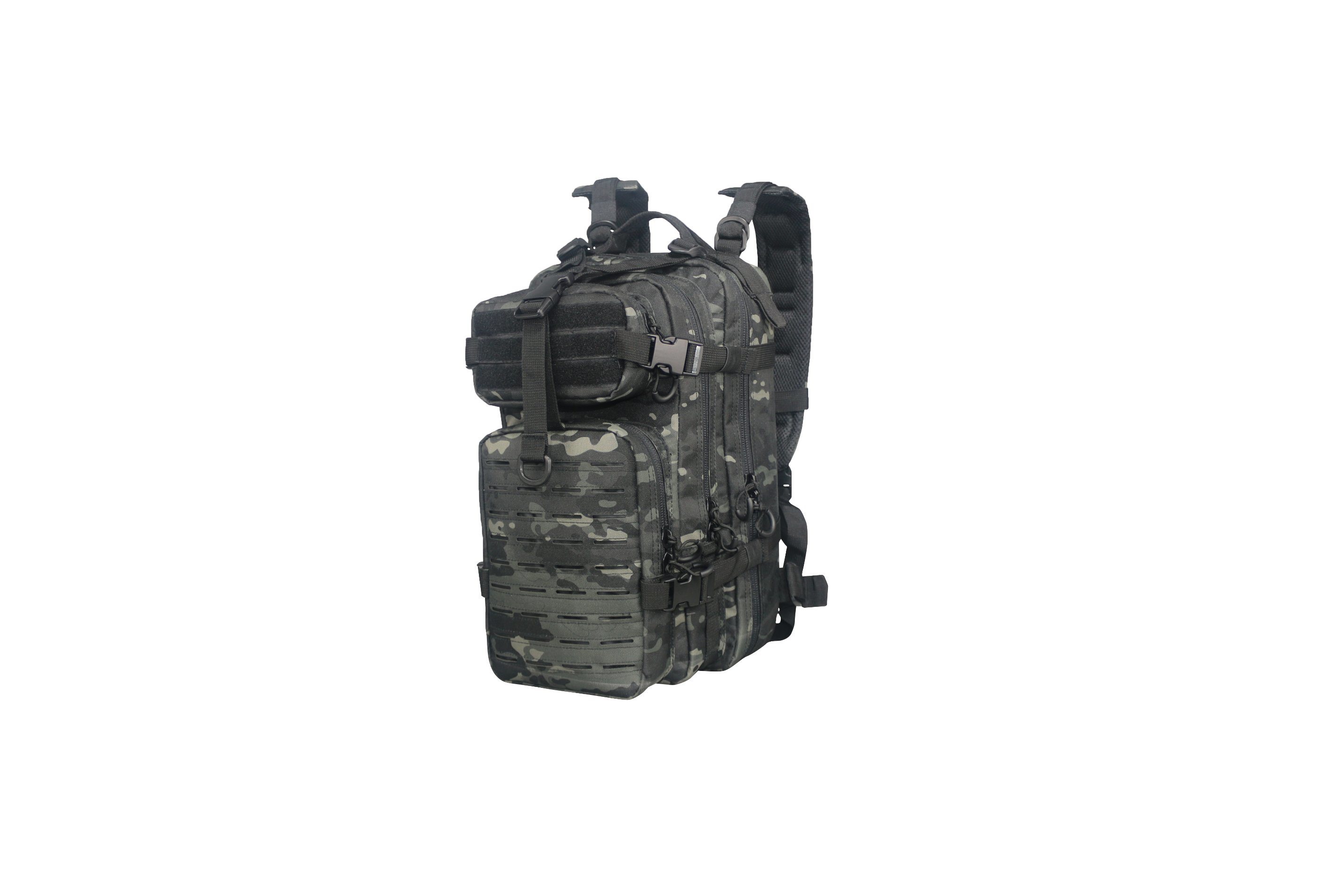 Tactical Bag Small Backpack Laser Cut Bag Black Multicam