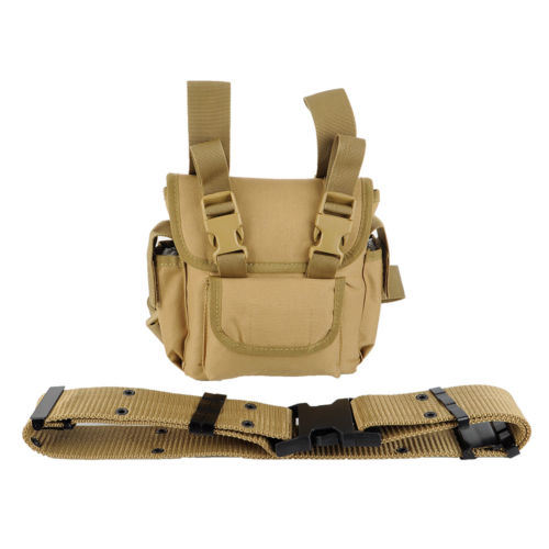 Tactical Waist Pack Drop Leg Bag Belt Military for Hiking
