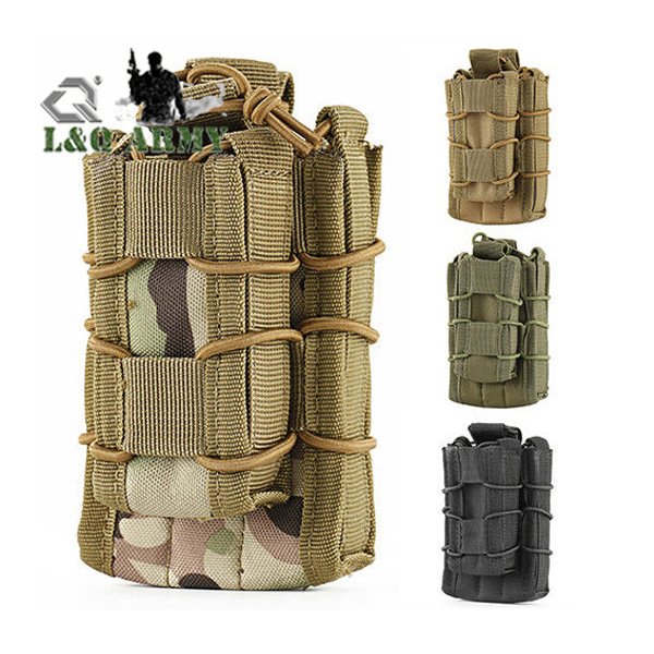 Tactical Double Decker Mag Pouch Rifle Open Top Pouch