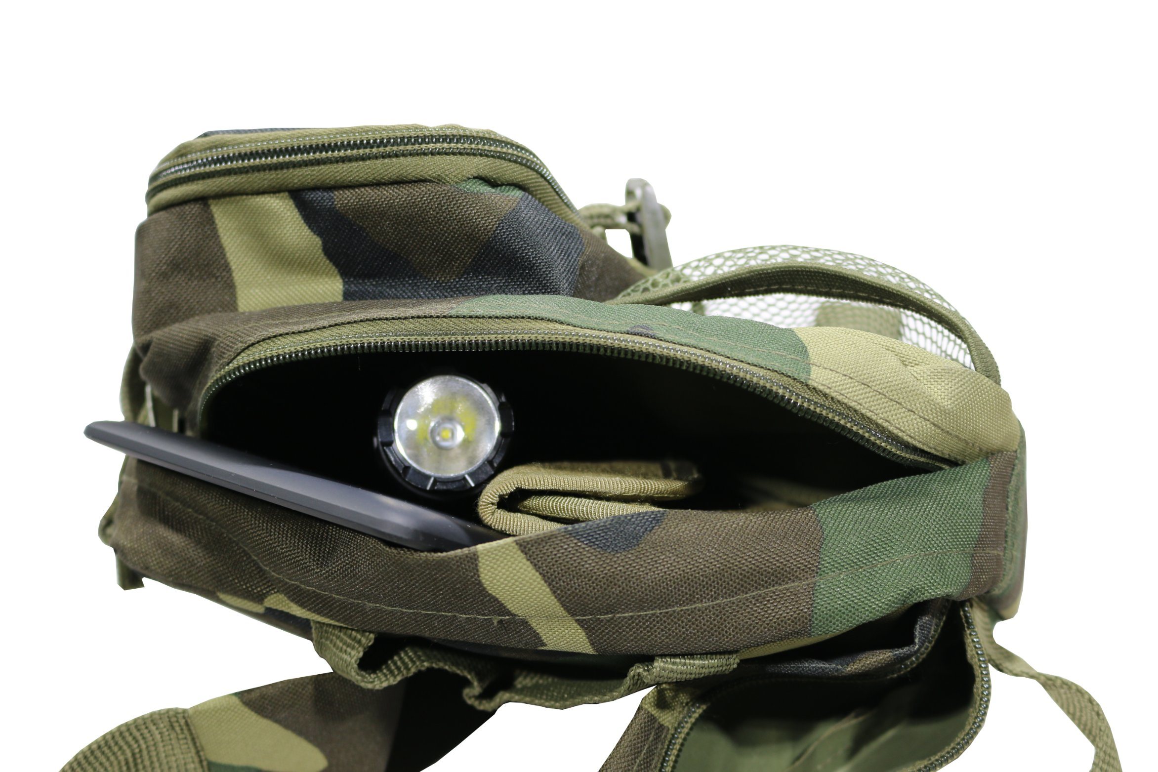 Military Tactical Waist Bag with Bottle Holder