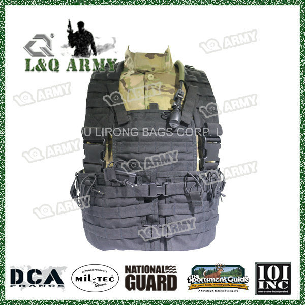 Modular M4 Airsoft Chest Rig Tactical Vest with Hydration Compartment