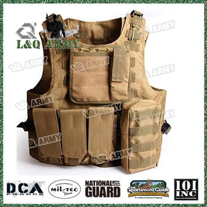Tactical Molle Combat Vest Airsoft Camouflage Police Fully Adjustable