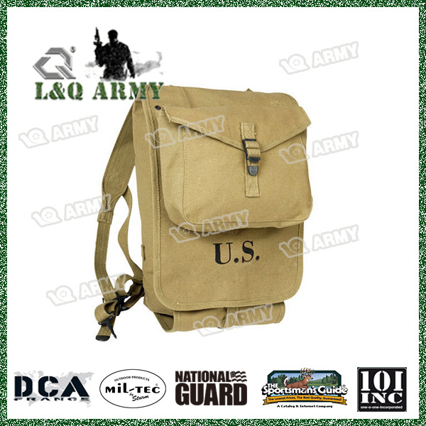 Wwii Us Army M1928 Haversack Bag Khaki Color
