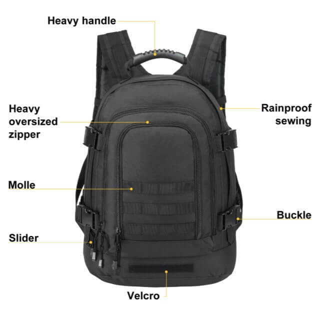 Expandable Tactical Military Sport Camping Hiking Trekking Bag